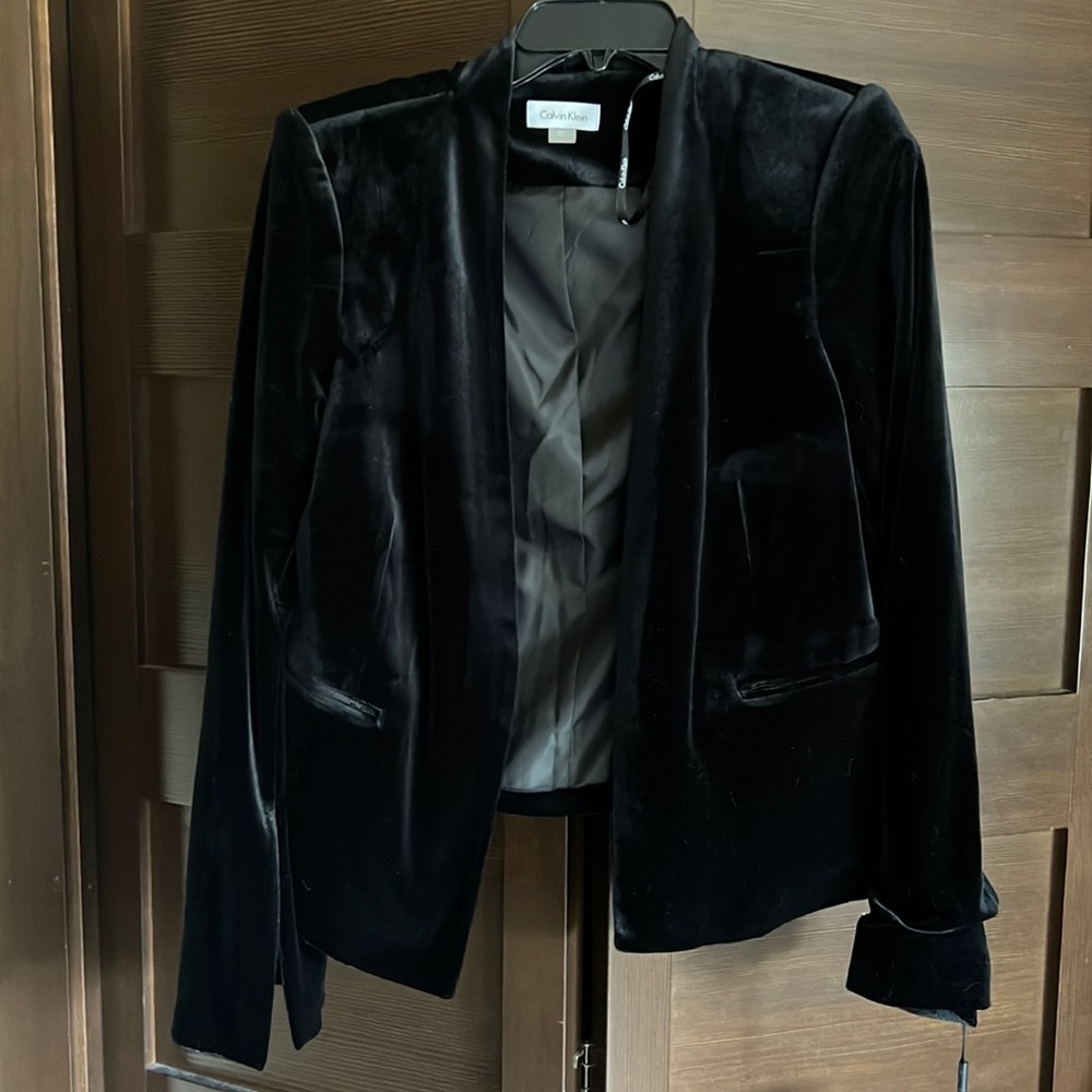Calvin Klein Velvet Blazer